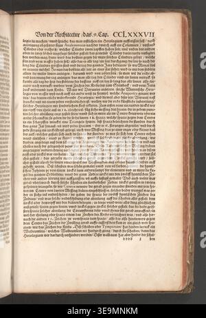 Marcus Vitruvius Pollio (1st century BC) was a Roman architect and engineer whose treatise influenced architectural practice. The 1548 German edition printed in Nuremberg by Johann Petreius with commentary by Walther Hermann Ryff reflects Renaissance study of classical texts. The archival image presents a photographic reproduction of the illustrated folio volume. Stock Photo