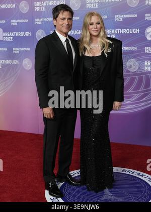 Rob Lowe and Sheryl Berkoff at the 12th Breakthrough Prize Ceremony ...