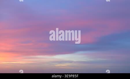 Twilight sky only dramatic sunrise serene scene Stock Photo