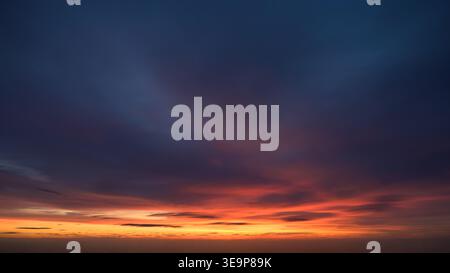 Twilight sky only dramatic sunrise scene Stock Photo