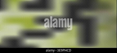 Abstract background with soft blurry gradient spots. Minimalist green lime mesh texture with transparency for modern overlay design and banners.Vector Stock Vector