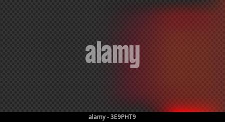 High contrast vertical red light leak. Featuring a dense central-right flare, this element provides a moody atmospheric glow and professional cinemati Stock Vector