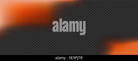 High quality orange camera light leak. Vibrant warm lens flare and cinematic film burn effect for professional photo editing, social media posts and c Stock Vector