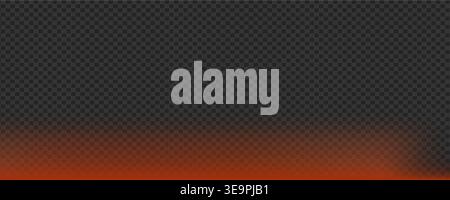 Horizontal red light leak designed for bottom border placement. Realistic camera flare with soft gradient blur to create a vintage film aesthetic and Stock Vector