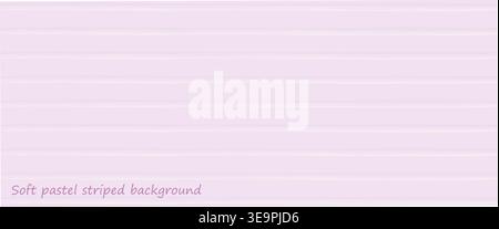 Soft pastel striped background with subtle hand drawn texture, perfect for feminine branding, wedding stationery, social media templates and delicate Stock Vector