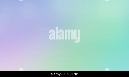 Abstract pastel background blending soft purple, blue, and green hues, creating a smooth color gradient. Ideal for various design projects Stock Photo