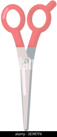 Vector scissors, shears icon hair cut tool Stock Vector