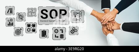 Standard Operating Procedure improves process automation, workflow efficiency, and operational structure Parse Stock Photo