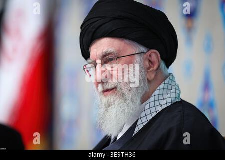 Portrait of The Grand Ayatollah Sayyid, Imam, Rubollah Khomeini on Iran ...