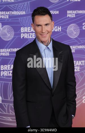 Adam Levine Attends The 12th Breakthrough Prize Ceremony At Barker 