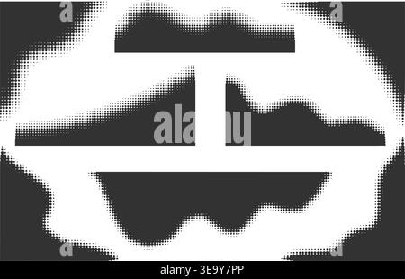 Modern halftone patterns with gradient dots with dynamic visual texture for graphic design projects and digital backgrounds with smooth transitions Stock Vector