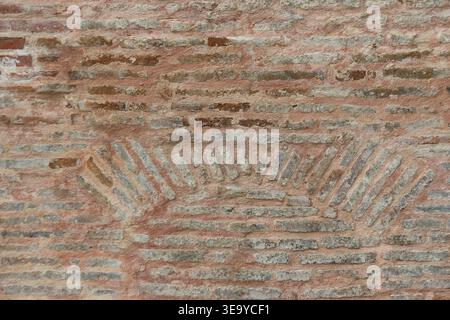 close up of brick wall texture Stock Photo