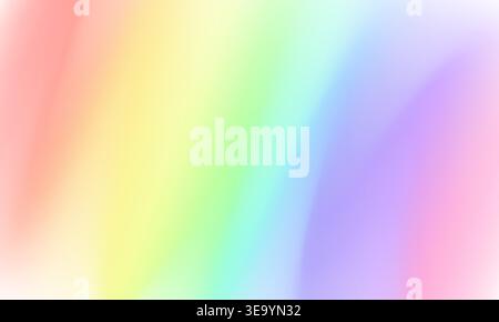 Soft blurred background with gradient rainbow color palette Stock Vector