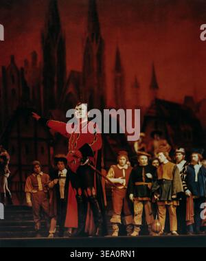 Faust Opera Mephistopheles Scene at Bolshoi Theatre Stock Photo