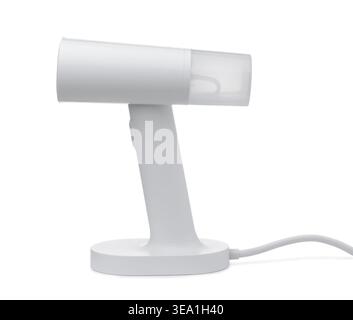 Side view of handheld clothes steamer isolated on white Stock Photo