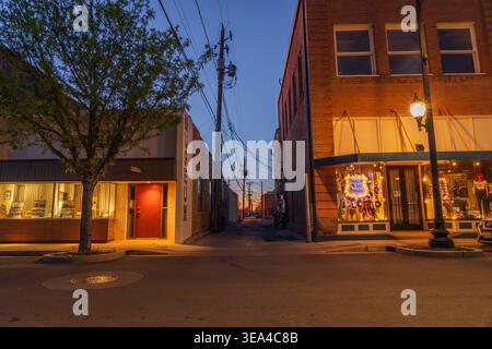 Winslow, Arizona, USA - April 5th 2026: Standing in the corner museum and shop in Winslow, Arizona, a small town on the route 66 Stock Photo