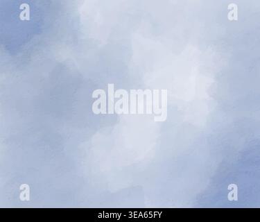 Blue watercolor vector background with soft gradients and fluid texture, abstract artistic design, calm and elegant composition, perfect for banners, prints, wallpapers and creative projects Stock Vector