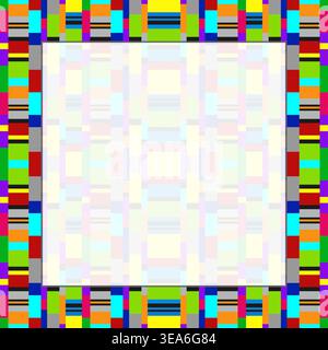 Abstract bright square frame with place for text Stock Vector