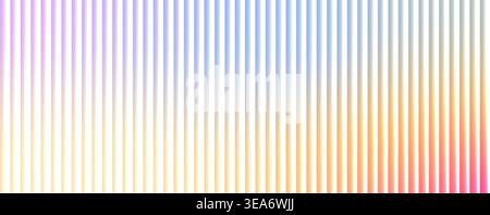 Ribbed glass gradient texture. Abstract fractal effect Stock Vector
