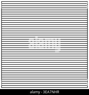 Horizontal line pattern. Minimalist Vector design. Parallel stripe texture. Simple linear background. Manual vector only. No autotrace used. EPS 10. Stock Vector
