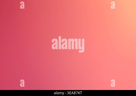 Soft pink gradient background with warm coral tones for modern abstract design and minimal backdrop Stock Photo