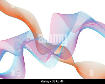 Abstract Vibrant Color Blend Gradient Vector Background Stock Vector