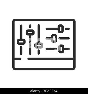 Audio Mixer Icon Stock Vector