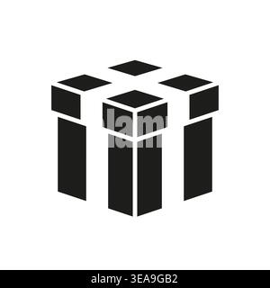 Gift Box Icon Stock Vector
