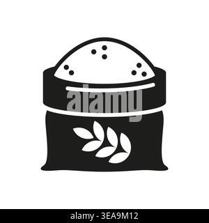 Flour Bag Icon Stock Vector