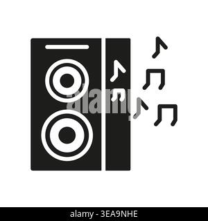 Music Speaker Sound Icon Stock Vector