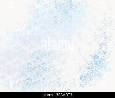 Blue and white textured background with soft watercolor wash and subtle gradient. Abstract paint surface with light brush strokes and paper grain, perfect for modern design, branding, cards Stock Vector