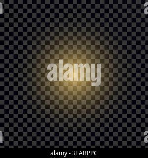 A Subtle Gradient of Golden Light Surrounded by a Soft Checkered Pattern Background Stock Vector