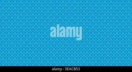 Blue Geometric Seamless Pattern Background. Colorful Abstract Wallpaper Vector Illustration Stock Vector