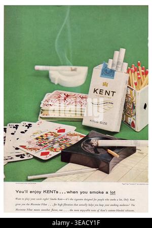 kent cigarettes with asbestos filter 1950s branded filter. : r/interestingasfuck When Lung Cancer Fears Emerged
