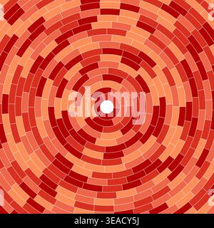 Segments centered. Abstract pattern. Solid cells in frame. Lightweight. Medium padding. Trending vector illustration. Stock Vector