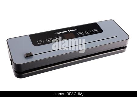 Modern vacuum sealer machine with control panel Stock Photo