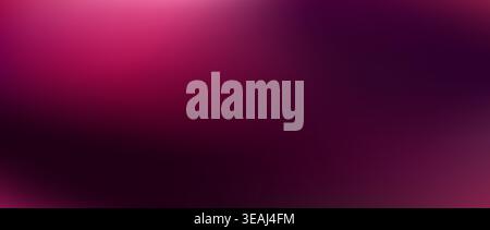 Dark plum color gradient background. Abstract cherry gradation wallpaper. Blurred smooth red purple backdrop. Luxury elegant burgundy texture for banner, flyer, presentation. Vector illustration Stock Vector