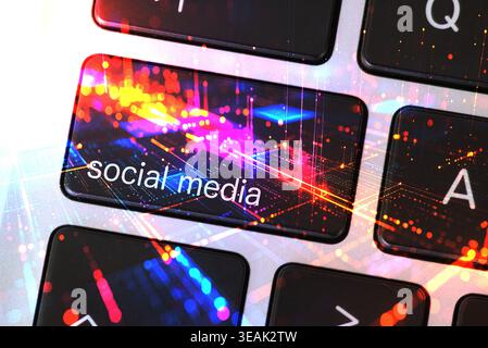 social media Stock Photo