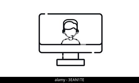 Customer support and help desk icon Stock Vector