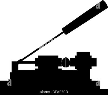 Nut cracker nutcracker icon black color vector illustration image flat style simple Stock Vector
