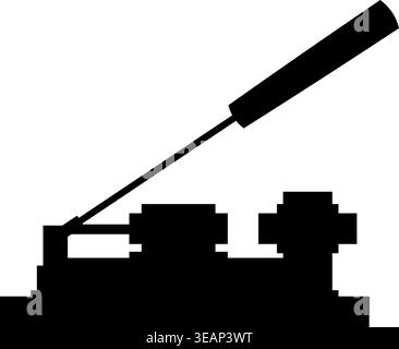 Nut cracker nutcracker icon black color vector illustration image flat style simple Stock Vector