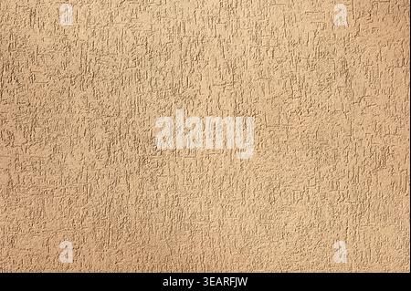 Neutral beige stucco grain texture background for graphic design with copy space Stock Photo