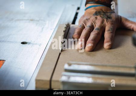 wood, cutting, circular saw, woodland, woodlands, woods, circular saws Stock Photo