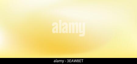 Butter yellow gradient background. Smooth cream blur texture wallpaper. Pale pastel yellow gold flowing liquid effect backdrop for banner, flyer, presentation, poster. Vector abstract universal cover Stock Vector