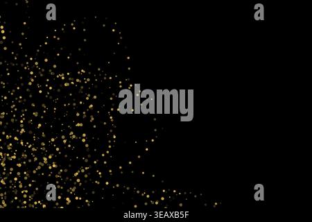 wavy particles splash circles abstract background Stock Vector