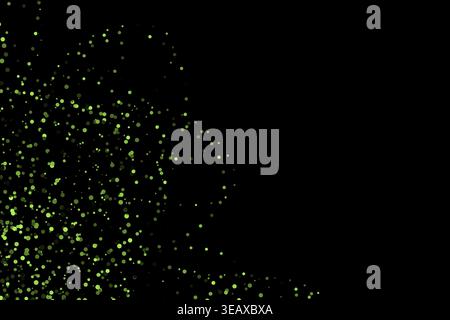 wavy particles splash circles abstract background Stock Vector