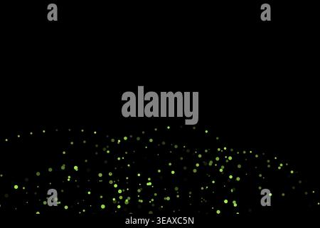 wavy splash particles circles abstract background Stock Vector