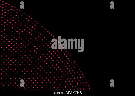 halftone abstract tech particles background illustration Stock Vector