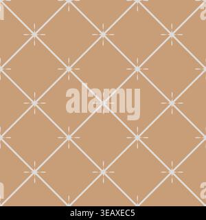 Retro Scandi Folk Floral Pattern Stock Vector