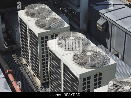 HVAC heating ventilation and air conditioning device Stock Photo